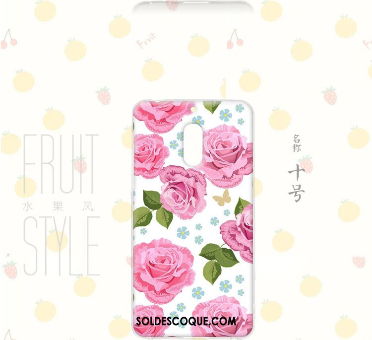 Coque Nokia 6 Rose Peinture Art Protection Floral Pas Cher