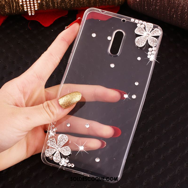 Coque Nokia 6 Strass Étui Téléphone Portable Protection Pas Cher