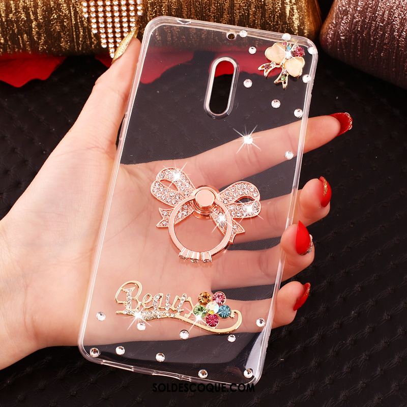 Coque Nokia 6 Strass Étui Téléphone Portable Protection Pas Cher