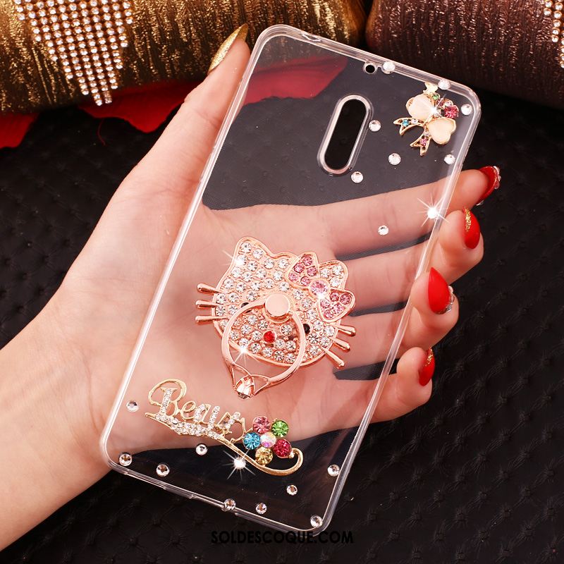 Coque Nokia 6 Strass Étui Téléphone Portable Protection Pas Cher