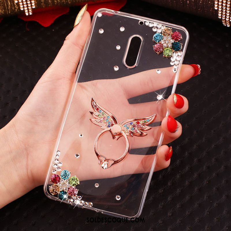 Coque Nokia 6 Strass Étui Téléphone Portable Protection Pas Cher