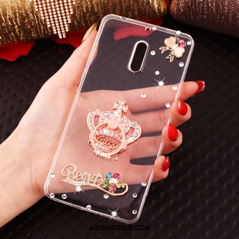 Coque Nokia 6 Strass Étui Téléphone Portable Protection Pas Cher