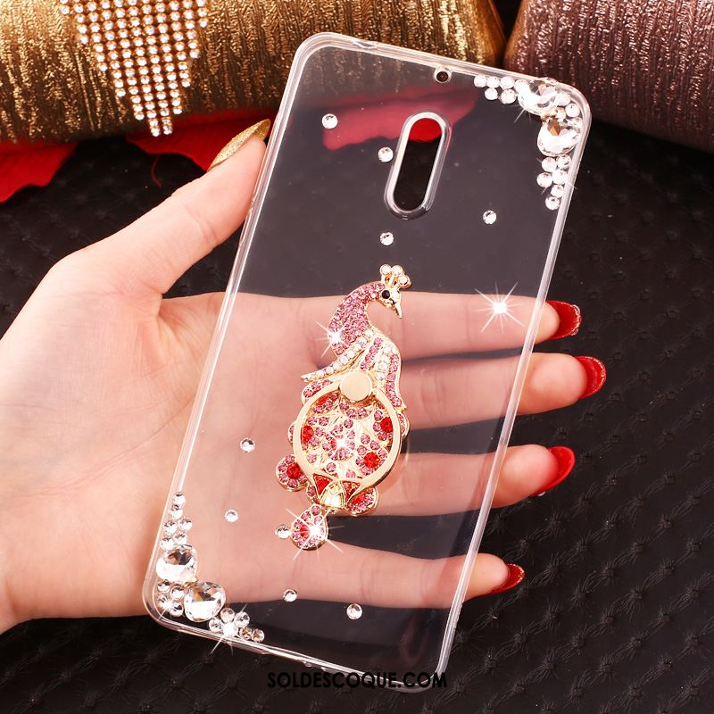 Coque Nokia 6 Strass Étui Téléphone Portable Protection Pas Cher