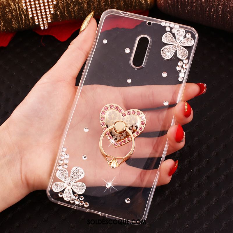 Coque Nokia 6 Strass Étui Téléphone Portable Protection Pas Cher