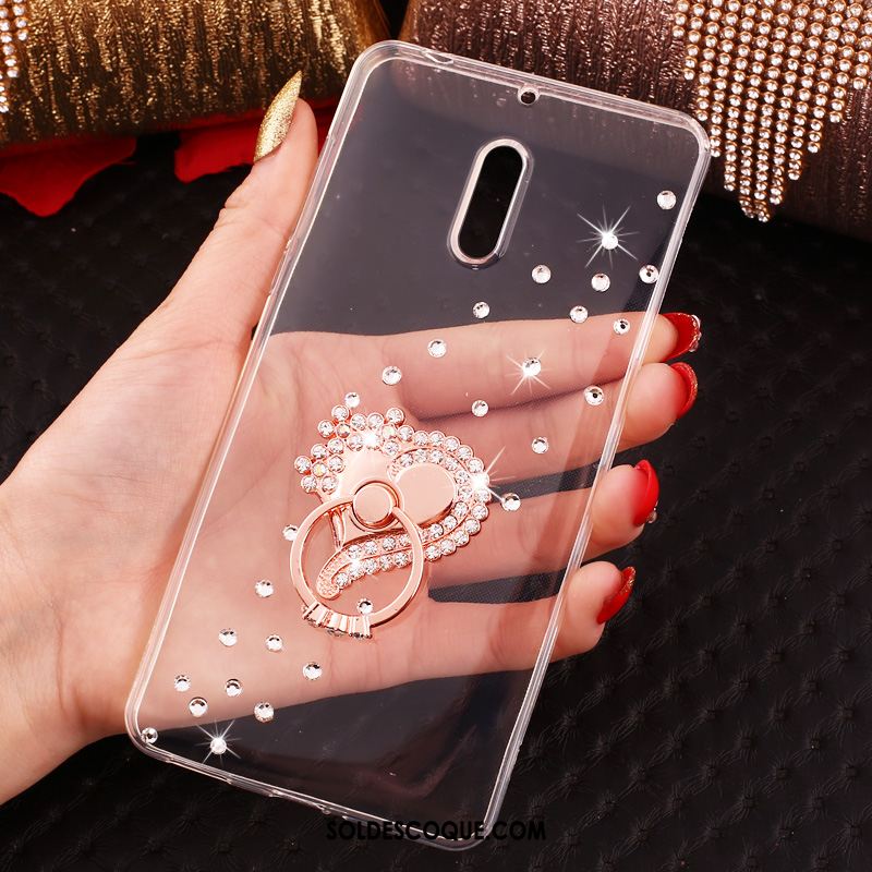 Coque Nokia 6 Strass Étui Téléphone Portable Protection Pas Cher