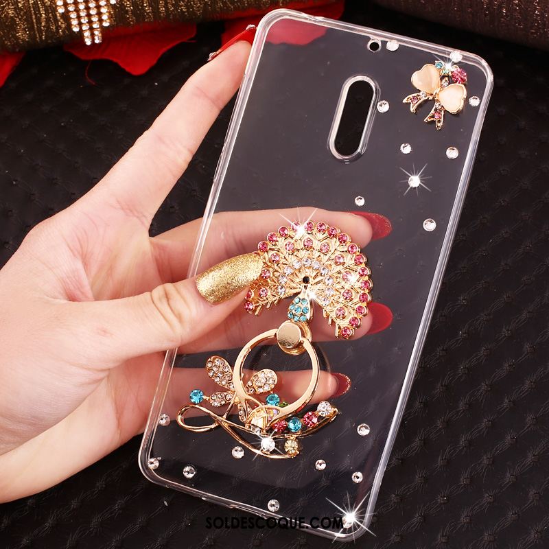 Coque Nokia 6 Strass Étui Téléphone Portable Protection Pas Cher