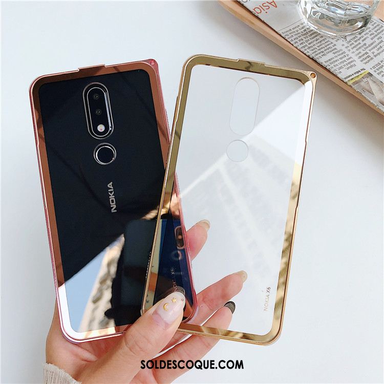 Coque Nokia 6 Téléphone Portable Tendance Or Rose Protection Étui En Vente