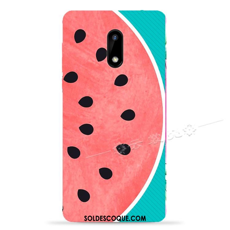 Coque Nokia 6 Étui Téléphone Portable Pastèque Silicone Incassable En Vente