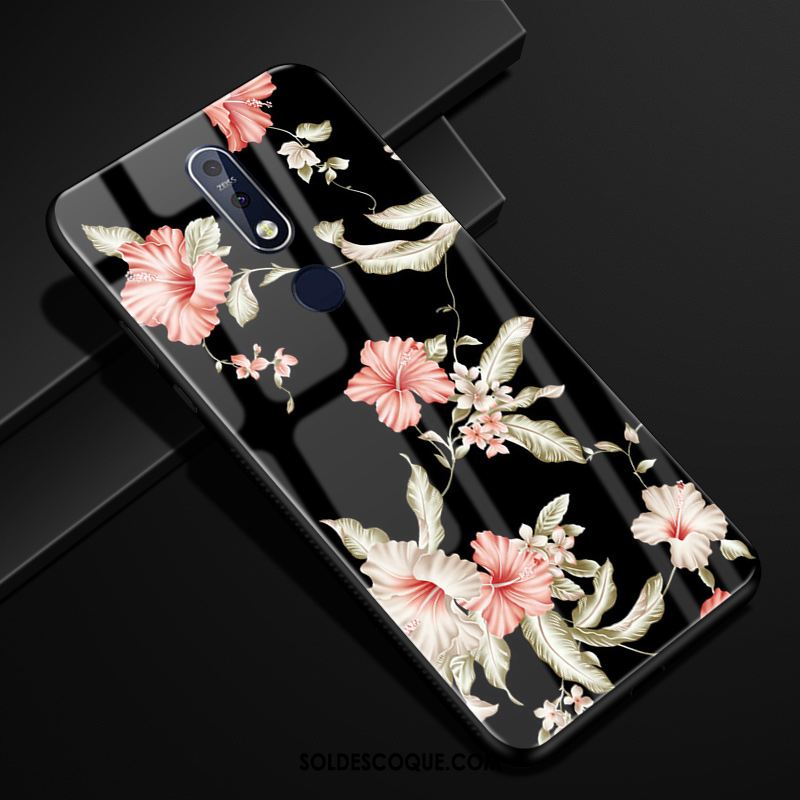 Coque Nokia 7.1 Créatif Protection Blanc Dessin Animé Étui En Ligne