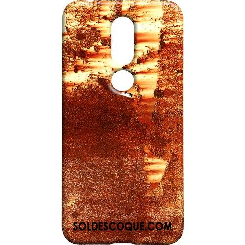 Coque Nokia 7.1 Incassable Blanc Délavé En Daim Personnalité Téléphone Portable Soldes