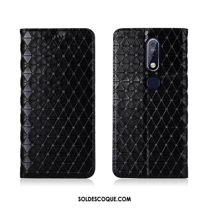 Coque Nokia 7.1 Incassable Étui Protection Étui En Cuir Téléphone Portable En Vente