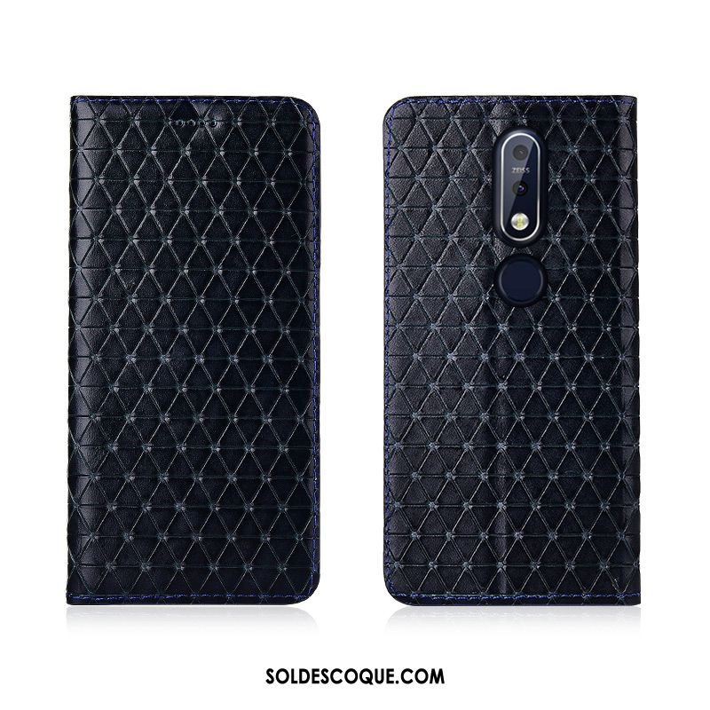 Coque Nokia 7.1 Incassable Étui Protection Étui En Cuir Téléphone Portable En Vente