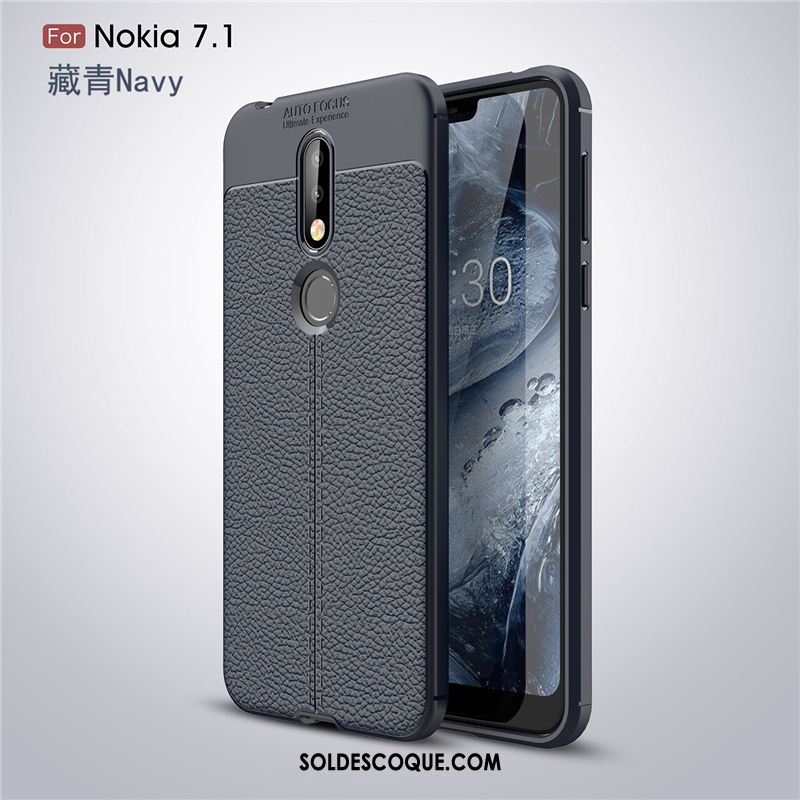 Coque Nokia 7.1 Personnalité Incassable Nouveau Tendance Rouge Soldes