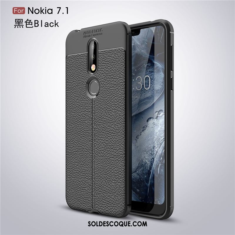 Coque Nokia 7.1 Personnalité Incassable Nouveau Tendance Rouge Soldes