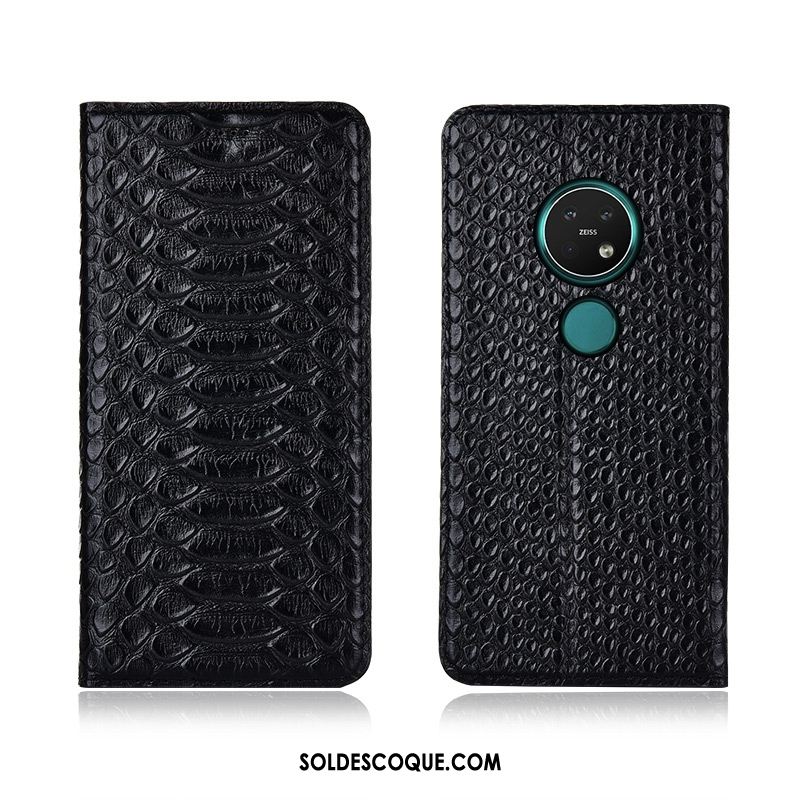 Coque Nokia 7.1 Protection Bleu Tout Compris Étui En Cuir Incassable France