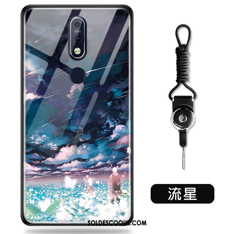 Coque Nokia 7.1 Protection Difficile Personnalité Créatif Téléphone Portable Pas Cher