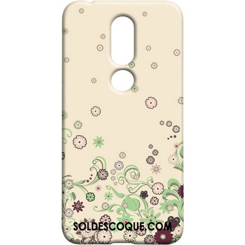 Coque Nokia 7.1 Protection Point D'onde Incassable Vert Délavé En Daim En Vente