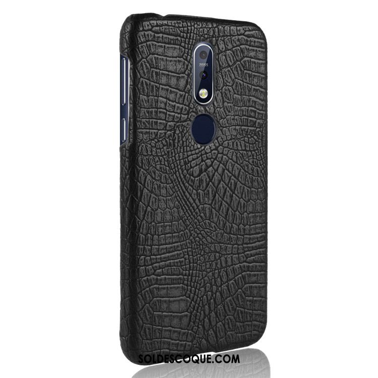 Coque Nokia 7.1 Rose Étui Cuir Qualité Difficile Pas Cher