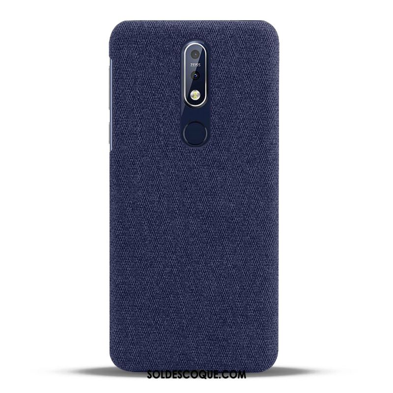 Coque Nokia 7.1 Téléphone Portable Légères Étui Incassable Tissu Soldes