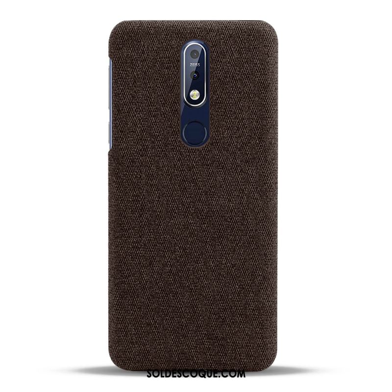 Coque Nokia 7.1 Téléphone Portable Légères Étui Incassable Tissu Soldes