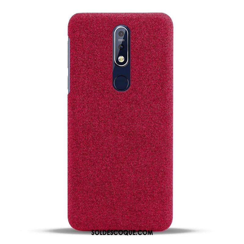 Coque Nokia 7.1 Téléphone Portable Légères Étui Incassable Tissu Soldes