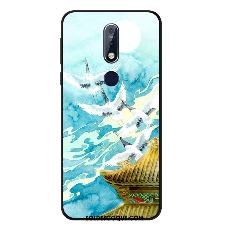 Coque Nokia 7.1 Vent Silicone Incassable Fluide Doux Étui Pas Cher