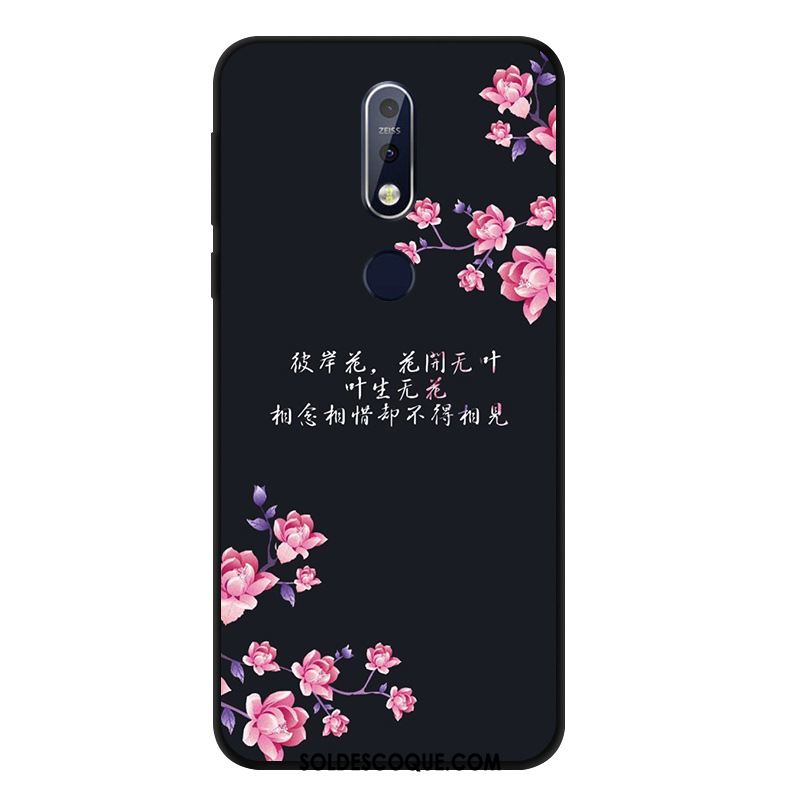 Coque Nokia 7.1 Vent Silicone Incassable Fluide Doux Étui Pas Cher