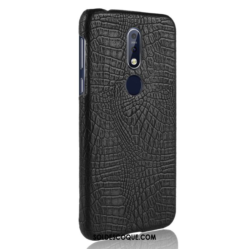 Coque Nokia 7.1 Étui Crocodile Modèle Téléphone Portable Sac Vintage Pas Cher