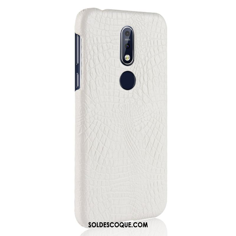 Coque Nokia 7.1 Étui Crocodile Modèle Téléphone Portable Sac Vintage Pas Cher