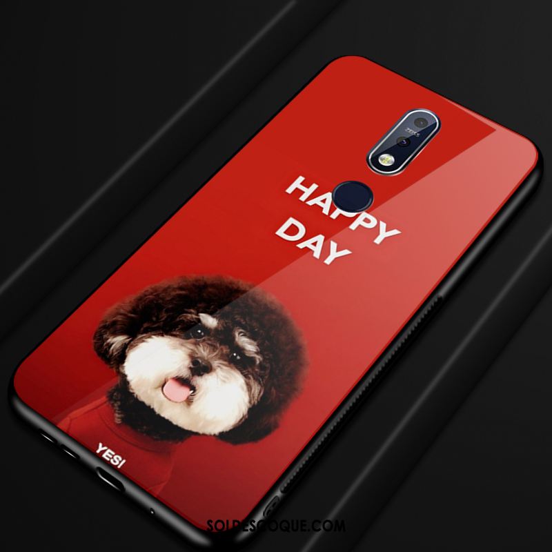 Coque Nokia 7.1 Étui Incassable Dessin Animé Bleu Protection Pas Cher