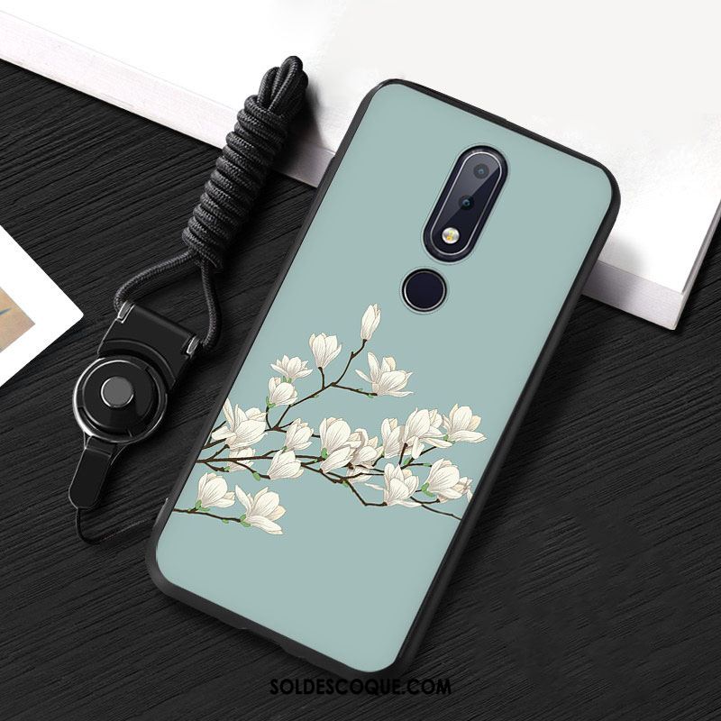 Coque Nokia 7.1 Étui Vert Téléphone Portable Protection En Ligne