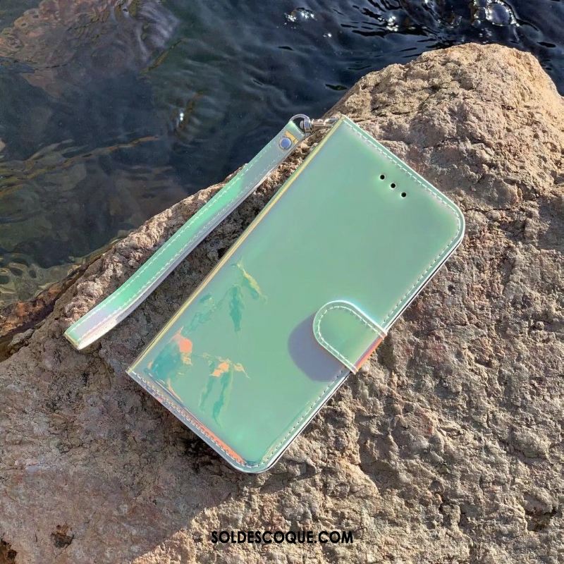 Coque Nokia 7.2 Dégradé Tendance Miroir Vert Incassable En Ligne