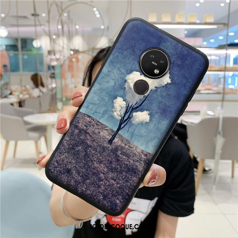 Coque Nokia 7.2 Incassable Silicone Tendance Téléphone Portable Style Chinois En Vente