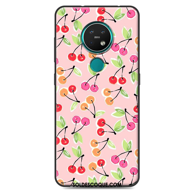 Coque Nokia 7.2 Multicolore Créatif Délavé En Daim Téléphone Portable Vintage Pas Cher