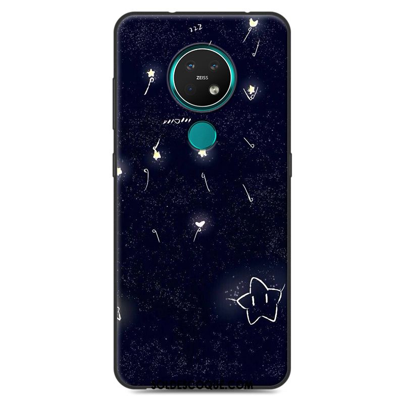 Coque Nokia 7.2 Multicolore Créatif Délavé En Daim Téléphone Portable Vintage Pas Cher