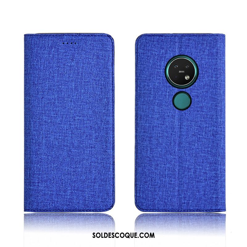 Coque Nokia 7.2 Téléphone Portable Lin Étui Protection Tout Compris Soldes