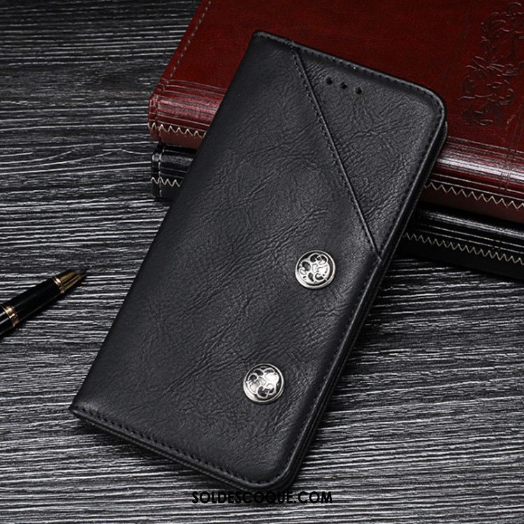 Coque Nokia 7.2 Téléphone Portable Vintage Magnétisme Protection Modèle Fleurie Soldes