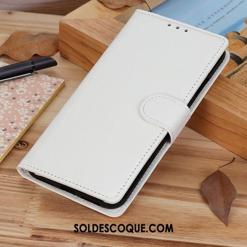 Coque Nokia 7.2 Violet Incassable Cuir Portefeuille Téléphone Portable En Vente