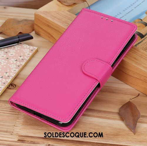 Coque Nokia 7.2 Violet Incassable Cuir Portefeuille Téléphone Portable En Vente