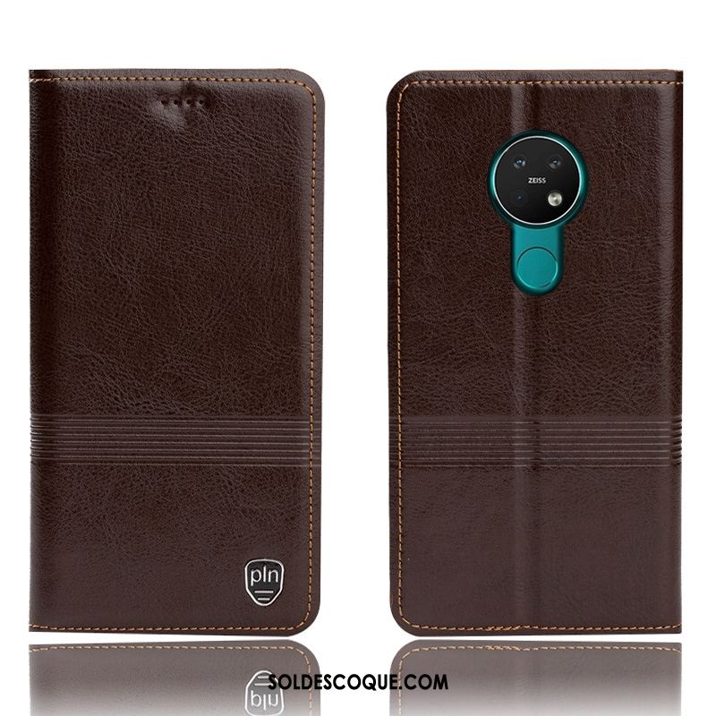 Coque Nokia 7.2 Étui En Cuir Incassable Tout Compris Téléphone Portable Protection Housse Soldes