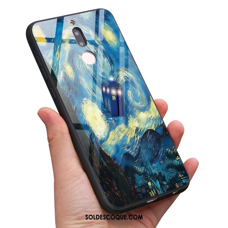 Coque Nokia 7 Ciel Étoilé Verre Trempé Téléphone Portable Bleu Art En Vente