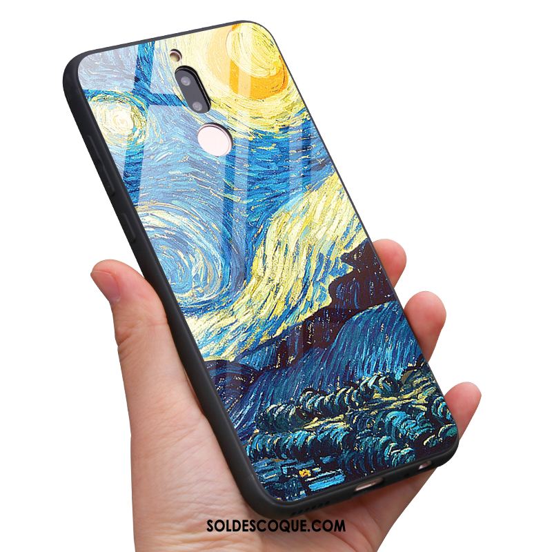 Coque Nokia 7 Ciel Étoilé Verre Trempé Téléphone Portable Bleu Art En Vente