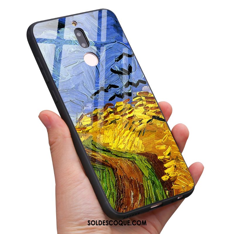 Coque Nokia 7 Ciel Étoilé Verre Trempé Téléphone Portable Bleu Art En Vente