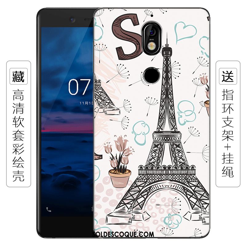 Coque Nokia 7 Fluide Doux Bordure Silicone Téléphone Portable Étui En Vente