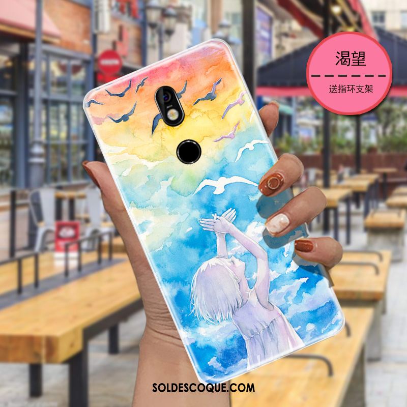 Coque Nokia 7 Fluide Doux Tendance Dessin Animé Téléphone Portable Étoile En Vente