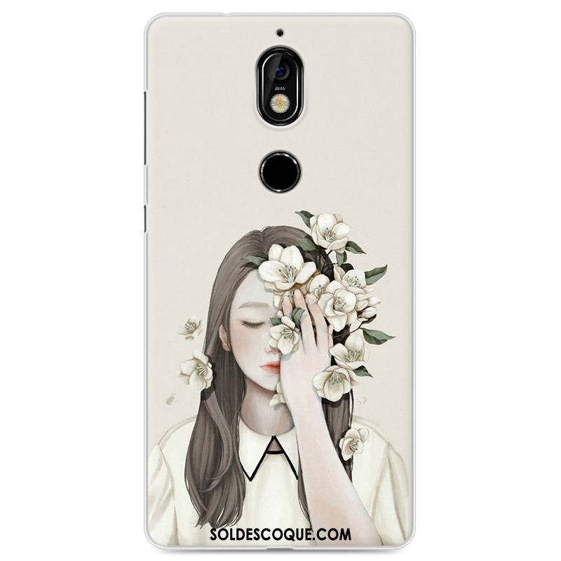 Coque Nokia 7 Fluide Doux Tout Compris Silicone Bleu Étui Pas Cher