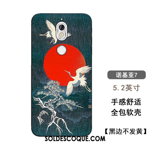 Coque Nokia 7 Ornements Suspendus Téléphone Portable Japonais Incassable Fluide Doux Pas Cher