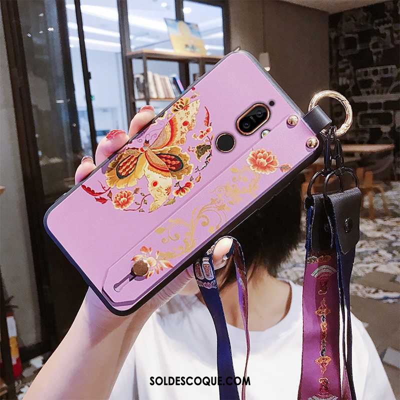 Coque Nokia 7 Plus Beauté Style Chinois Rose Téléphone Portable Ornements Suspendus En Vente