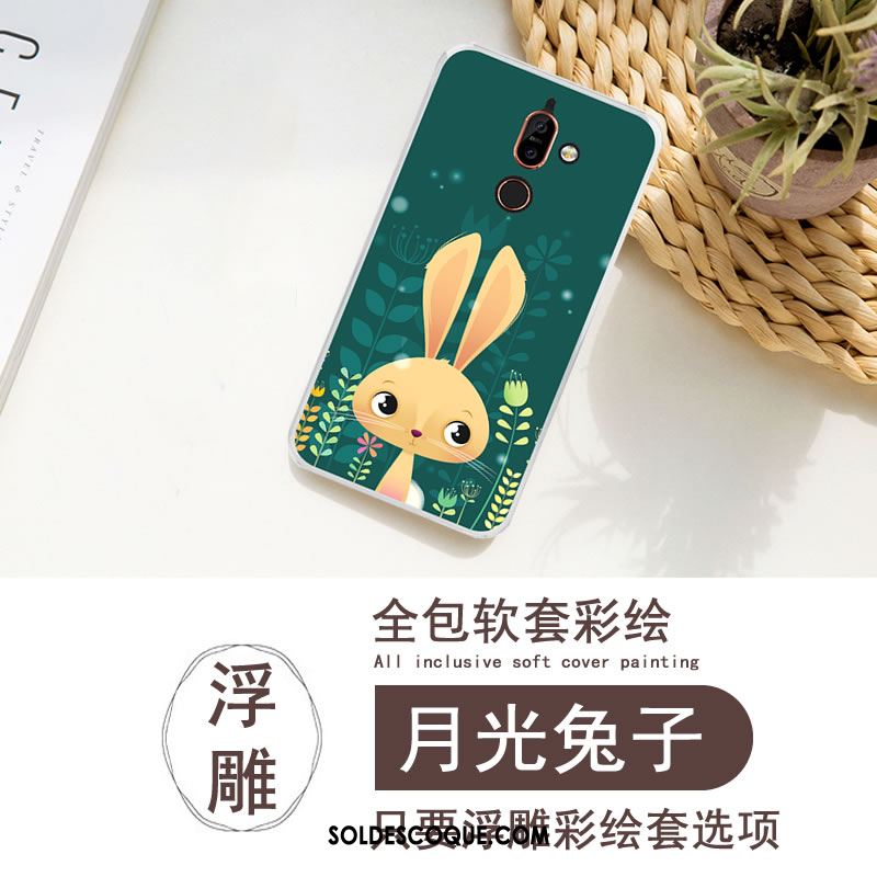 Coque Nokia 7 Plus Dessin Animé Fluide Doux Tout Compris Téléphone Portable Incassable En Ligne