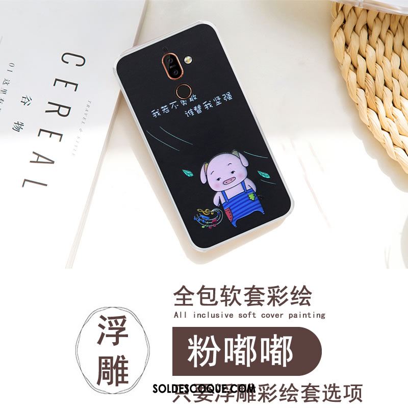 Coque Nokia 7 Plus Dessin Animé Fluide Doux Tout Compris Téléphone Portable Incassable En Ligne